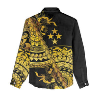 Kosrae Liberation Day Women Casual Shirt Polynesian Floral Tattoo - Polynesian Pride