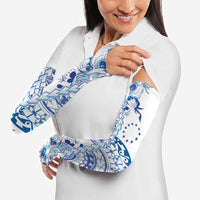 Pohnpei Liberation Day Arm Sleeves Polynesian Floral Tattoo - Polynesian Pride