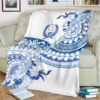 Pohnpei Liberation Day Blanket Polynesian Floral Tattoo - Polynesian Pride