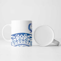 Pohnpei Liberation Day Ceramic Mug Polynesian Floral Tattoo - Polynesian Pride