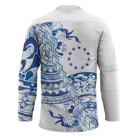 Pohnpei Liberation Day Hockey Jersey Polynesian Floral Tattoo - Polynesian Pride
