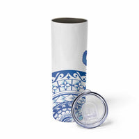 Pohnpei Liberation Day Skinny Tumbler Polynesian Floral Tattoo - Polynesian Pride