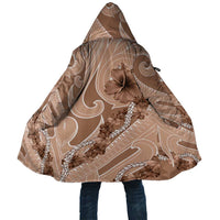 Hawaii Brown Hibiscus Pikake Lei Cloak - Polynesian Pride
