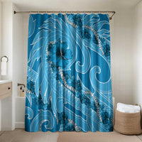 Hawaii Blue Hibiscus Pikake Lei Bathroom Set - Polynesian Pride