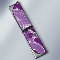 Hawaii Violet Hibiscus Pikake Lei Auto Sun Shade - Polynesian Pride