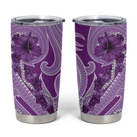 Hawaii Violet Hibiscus Pikake Lei Tumbler Cup - Polynesian Pride