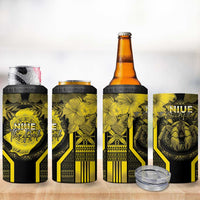 Niue The Rock 4 in 1 Can Cooler Tumbler The Island Of The Uga - Polynesian Pride