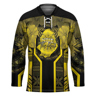 Niue The Rock Hockey Jersey The Island Of The Uga - Polynesian Pride