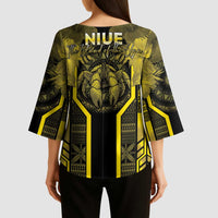 Niue The Rock Kimono Sleeve Blouse The Island Of The Uga - Polynesian Pride