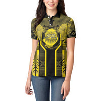 Niue The Rock Women Polo Shirt The Island Of The Uga LT05 - Polynesian Pride