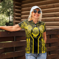 Niue The Rock Women Polo Shirt The Island Of The Uga LT05 - Polynesian Pride