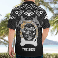 Personalized Shiba Inu Dog Hawaiian Shirt With Polynesian Heart Name Tags LT05 - Polynesian Pride