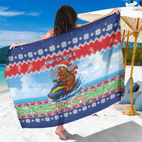 New Zealand Christmas Sarong Funny Jet Ride Kiwi Xmas - Polynesian Pride