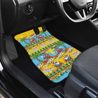 Hawaii Christmas Car Mats Mele Kalikimaka Tropical Vibes - Polynesian Pride