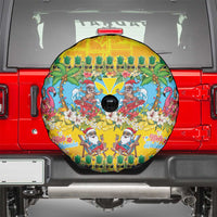 Hawaii Christmas Spare Tire Cover Mele Kalikimaka Tropical Vibes - Polynesian Pride