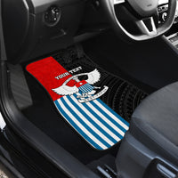 Personalised West Papua Car Mats Polynesian Pattern With Coat Of Arms