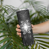 New Zealand Matariki Skinny Tumbler Maori Moko Black Galaxy