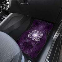 New Zealand Matariki Waipunarangi Car Mats Maori Moko Purple Galaxy