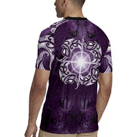 New Zealand Matariki Waipunarangi Rugby Jersey Maori Moko Purple Galaxy