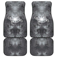 New Zealand Matariki Ururangi Car Mats Maori Moko Grey Galaxy