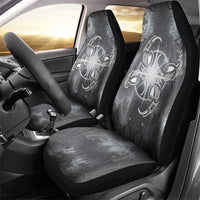 New Zealand Matariki Ururangi Car Seat Cover Maori Moko Grey Galaxy