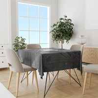 New Zealand Matariki Ururangi Tablecloth Maori Moko Grey Galaxy