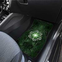 New Zealand Matariki Tupuarangi Car Mats Maori Moko Green Galaxy