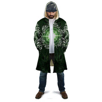 New Zealand Matariki Tupuarangi Cloak Maori Moko Green Galaxy