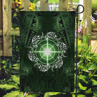 New Zealand Matariki Tupuarangi Garden Flag Maori Moko Green Galaxy