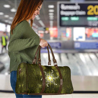 New Zealand Matariki Hiwaiterangi Travel Bag Maori Moko Yellow Galaxy LT05 - Polynesian Pride