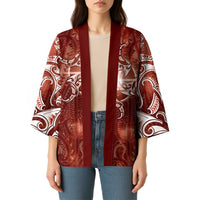 New Zealand Matariki Pohutukawa Kimono Maori Moko Red Galaxy