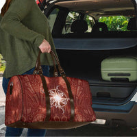 New Zealand Matariki Pohutukawa Travel Bag Maori Moko Red Galaxy