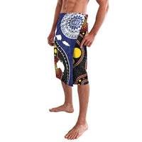 Samoa And Australia Together Lavalava Aboriginal Mix Polynesian LT05 - Polynesian Pride