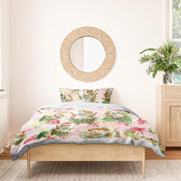 Hawaii Guinea Hula Pig Bedding Set Funny Tropical Style