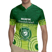 Personalised Ballantine Memorial School Rugby Jersey With Fijian Tapa Pattern