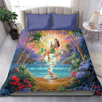 Aloha Hawaii Bedding Set Hula Martini Tropical Vibes - Polynesian Pride