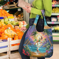 Aloha Hawaii Grocery Bag Hula Martini Tropical Vibes - Polynesian Pride