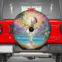 Aloha Hawaii Spare Tire Cover Hula Martini Tropical Vibes - Polynesian Pride