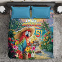 Hawaii Parrot Bedding Set Im Not Waiting Till 5 Oclock - Polynesian Pride