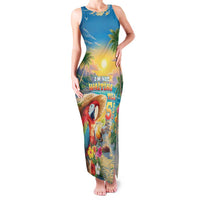 Hawaii Parrot Family Matching Tank Maxi Dress and Hawaiian Shirt Im Not Waiting Till 5 Oclock LT05 Mom's Dress Colorful - Polynesian Pride