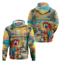 Hawaii Parrot Hoodie Im Not Waiting Till 5 Oclock - Polynesian Pride