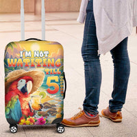 Hawaii Parrot Luggage Cover Im Not Waiting Till 5 Oclock