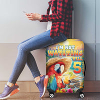 Hawaii Parrot Luggage Cover Im Not Waiting Till 5 Oclock - Polynesian Pride
