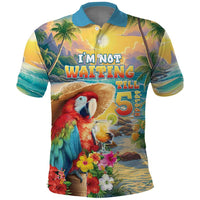 Hawaii Parrot Polo Shirt Im Not Waiting Till 5 Oclock