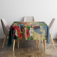 Hawaii Parrot Tablecloth Im Not Waiting Till 5 Oclock
