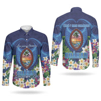 Guam Liberation Day Couples Matching Short Sleeve Bodycon Dress and Long Sleeve Button Shirt Pas Para I Chamoru LT05 - Polynesian Pride
