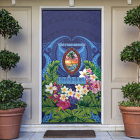 Guam Liberation Day Door Cover Pas Para I Chamoru LT05 Navy - Polynesian Pride