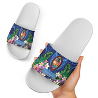 Guam Liberation Day Slide Sandals Pas Para I Chamoru LT05 - Polynesian Pride