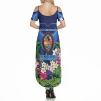Guam Liberation Day Summer Maxi Dress Pas Para I Chamoru LT05 - Polynesian Pride