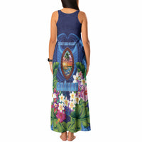 Guam Liberation Day Tank Maxi Dress Pas Para I Chamoru LT05 - Polynesian Pride